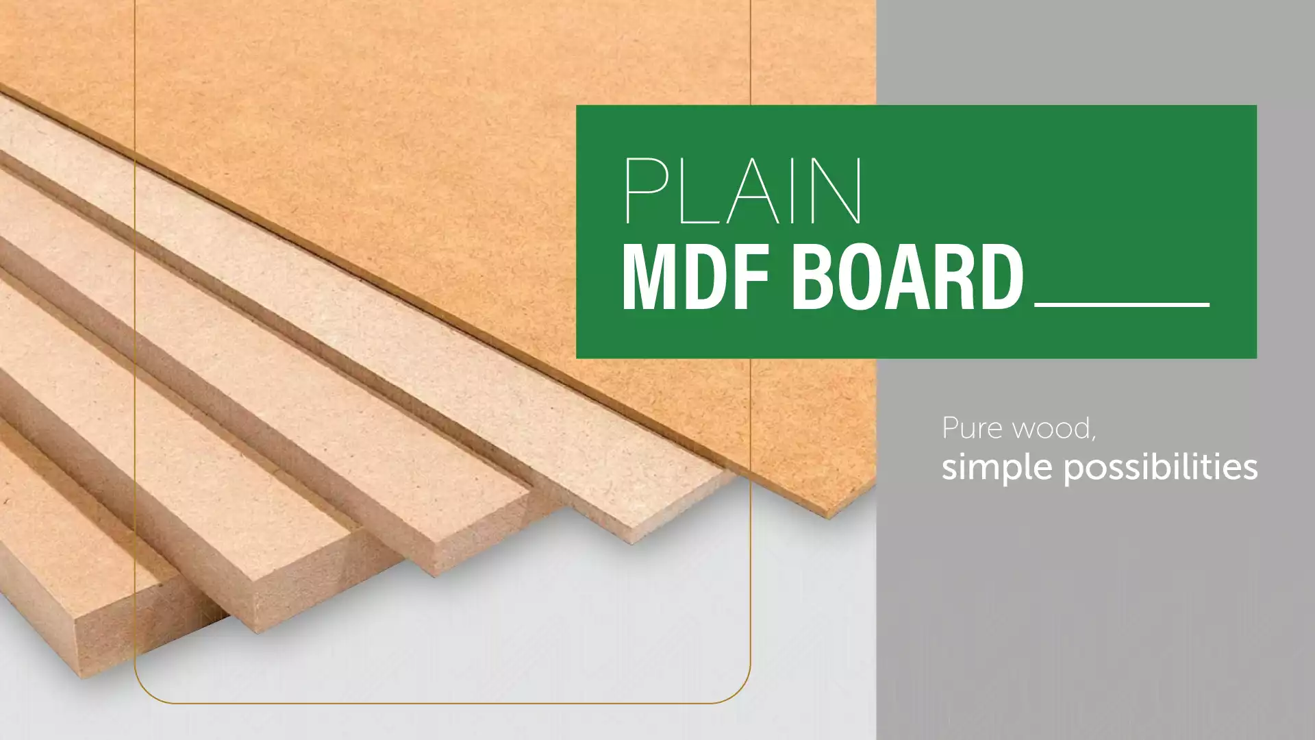 plain mdf board